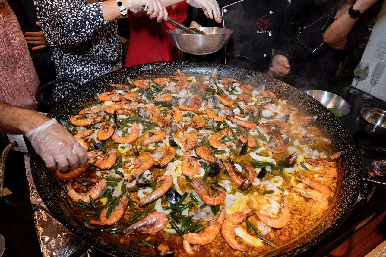 Azeites de Oliva da Espanha forma mestres paelleros